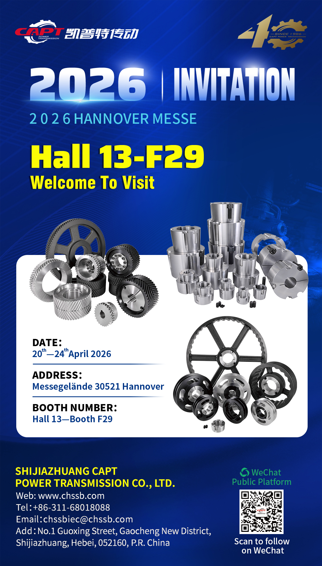 Shining at Hannover Messe 2026, Sincerely Invite You to Visit and Discuss